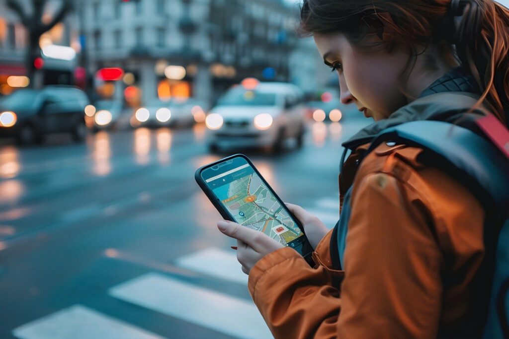 ai-cap-nhat-thong-tin-giao-thong-tren-smartphone20250415153434-1024x683 Xu hướng tích hợp AI trong ứng dụng giao hàng xe ô tô