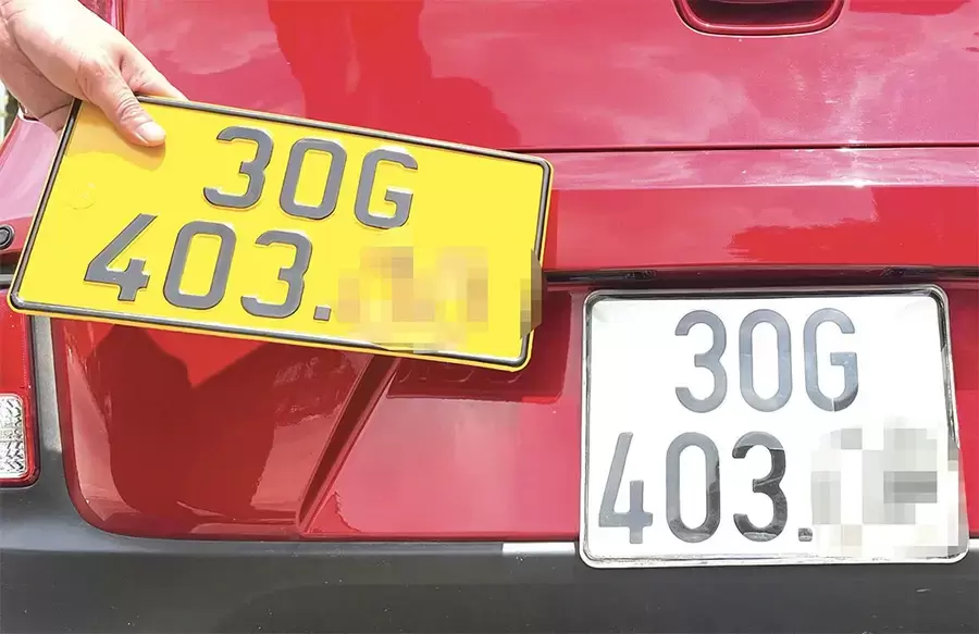 Cập nhật mức phí đăng ký biển số xe kinh doanh tại các tỉnh miền Bắc