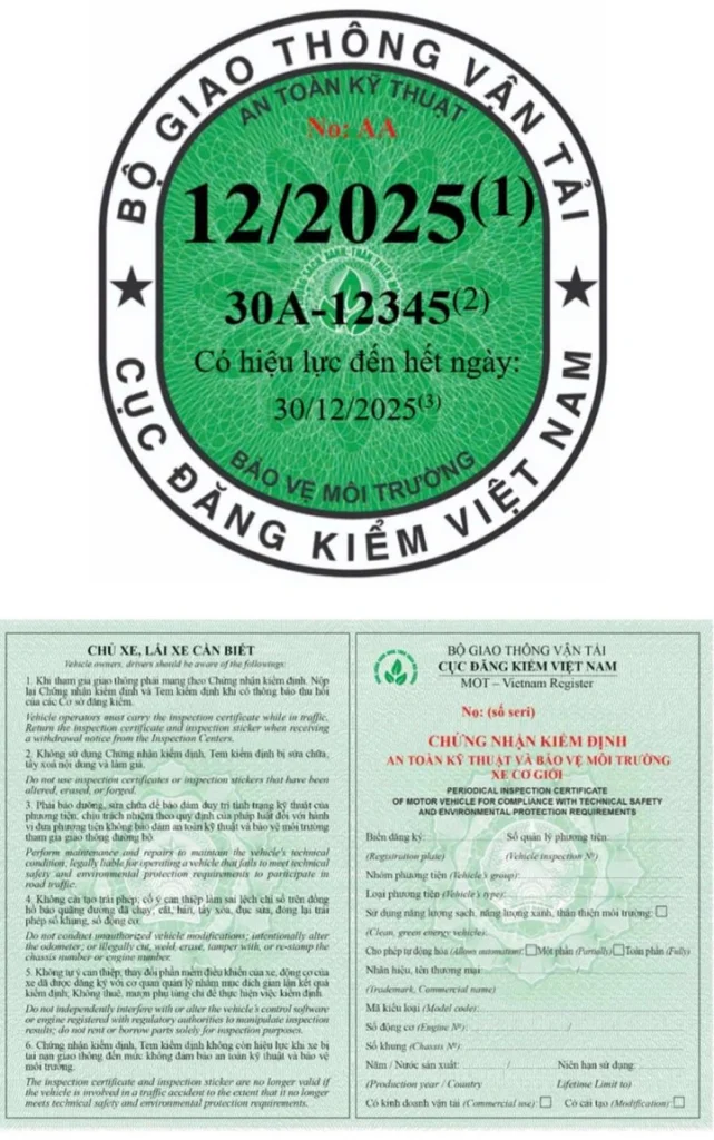 giay-kiem-dinh-1734920650953-641x1024 Những thay đổi mới về đăng kiểm xe cơ giới theo Thông tư 156/2025/TT-BTC từ năm 2026