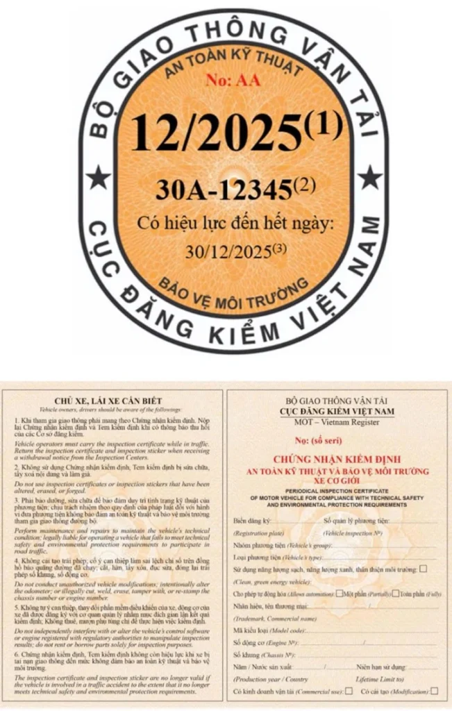 giay-kiem-dinh-2-1734920707511-651x1024 Những thay đổi mới về đăng kiểm xe cơ giới theo Thông tư 156/2025/TT-BTC từ năm 2026